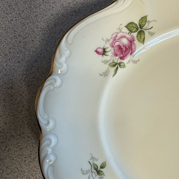 Rosenthal Courtship 15” Oval Serving Platter pompadour selb Germany - Picture 4 of 7